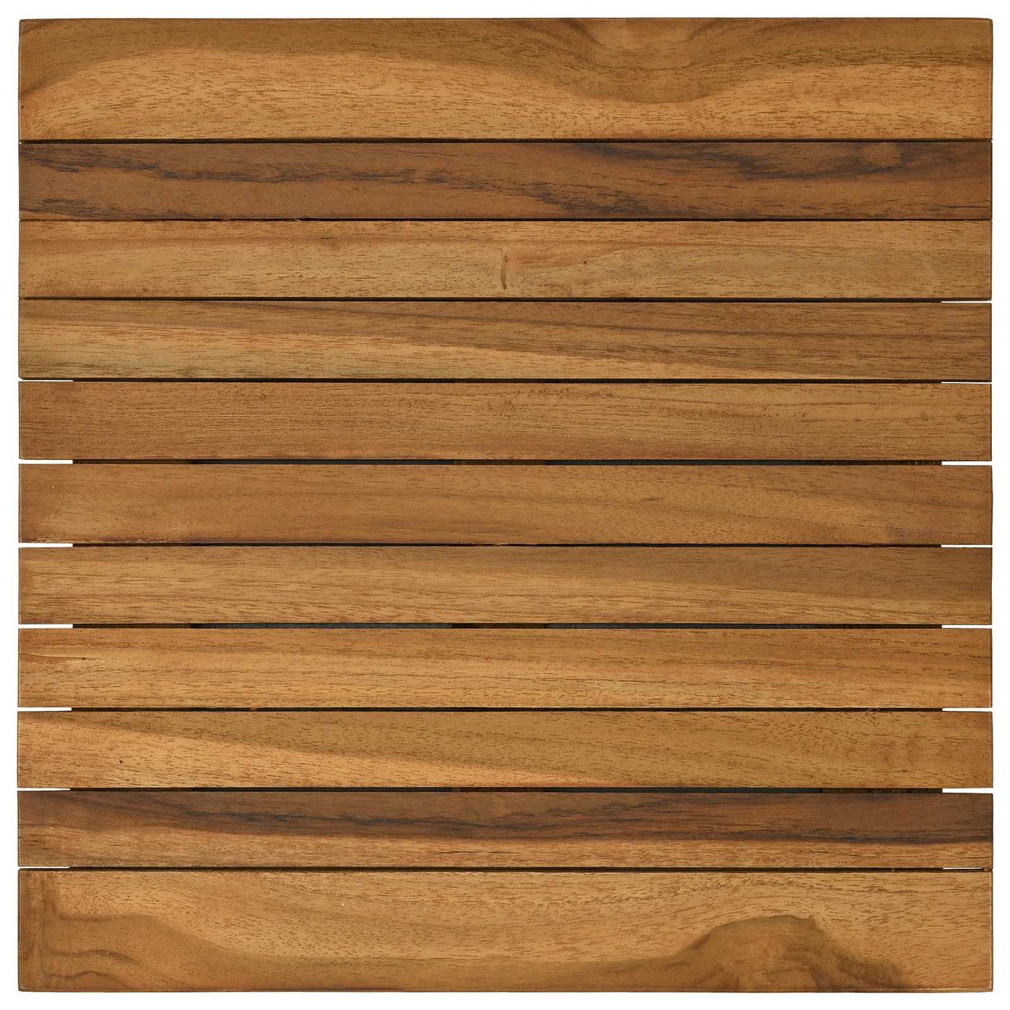 Bordplade 40 x 40 x 3,5 cm Firkantet Massiv Teaktræ Naturfarvet