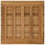Bordplade 60 x 60 x 3,5 cm Firkantet Massiv Teaktræ Naturfarvet