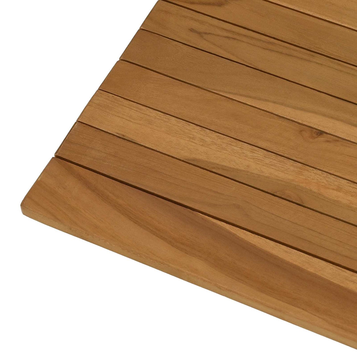 Bordplade 70 x 70 x 3,5 cm Firkantet Massiv Teaktræ Naturfarvet