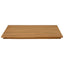 Bordplade 70 x 70 x 3,5 cm Firkantet Massiv Teaktræ Naturfarvet