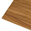Bordplade 90 x 90 x 3,5 cm Firkantet Massiv Teaktræ Naturfarvet