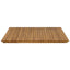 Bordplade 90 x 90 x 3,5 cm Firkantet Massiv Teaktræ Naturfarvet