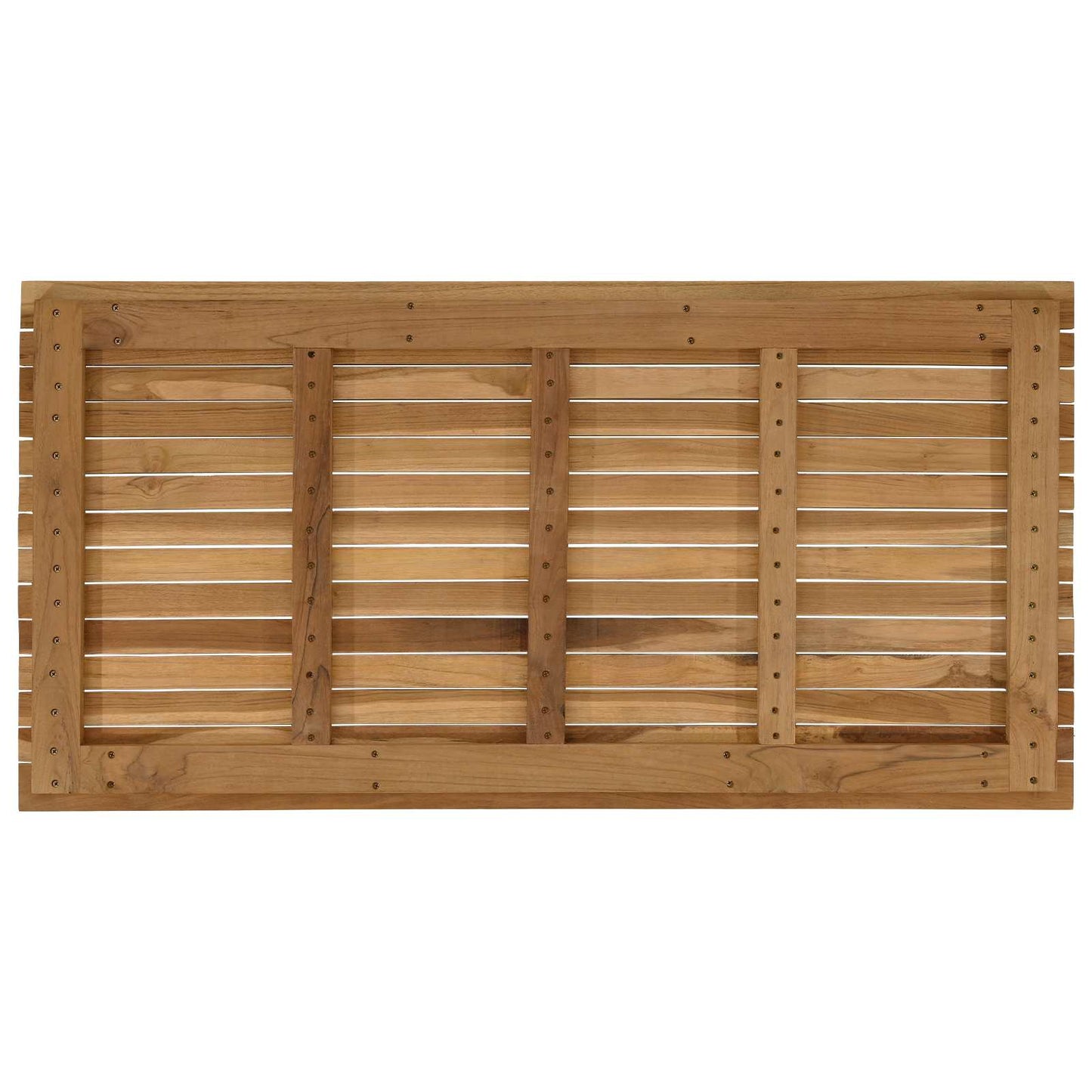 Bordplade 110 x 55 x 3,5 cm Rektangulær Massiv Teaktræ