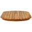Bordplade 90 x 45 x 3,5 cm Oval Massiv Teaktræ Naturfarvet