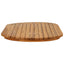 Bordplade 100 x 50 x 3,5 cm Oval Massiv Teaktræ Naturfarvet