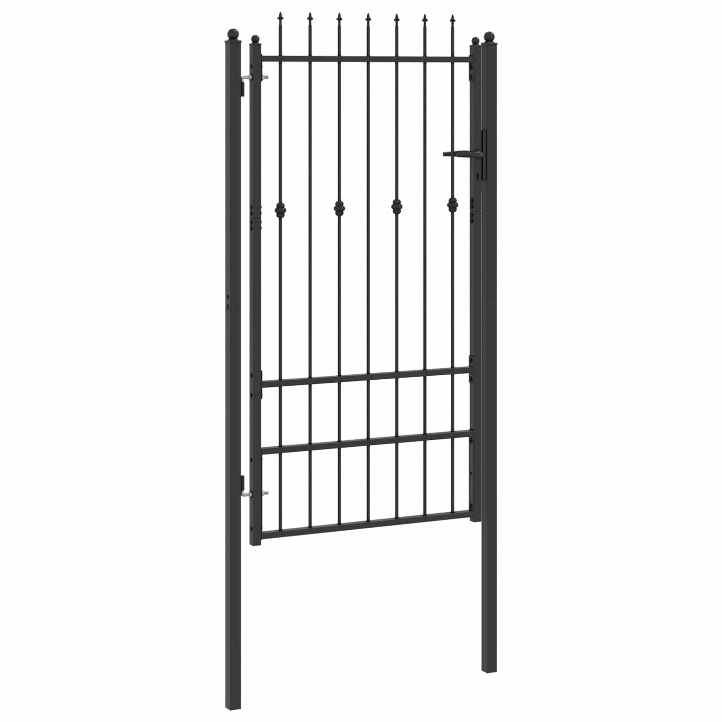 Hegnport HORST 100 x 175 cm Metal Sort Låses