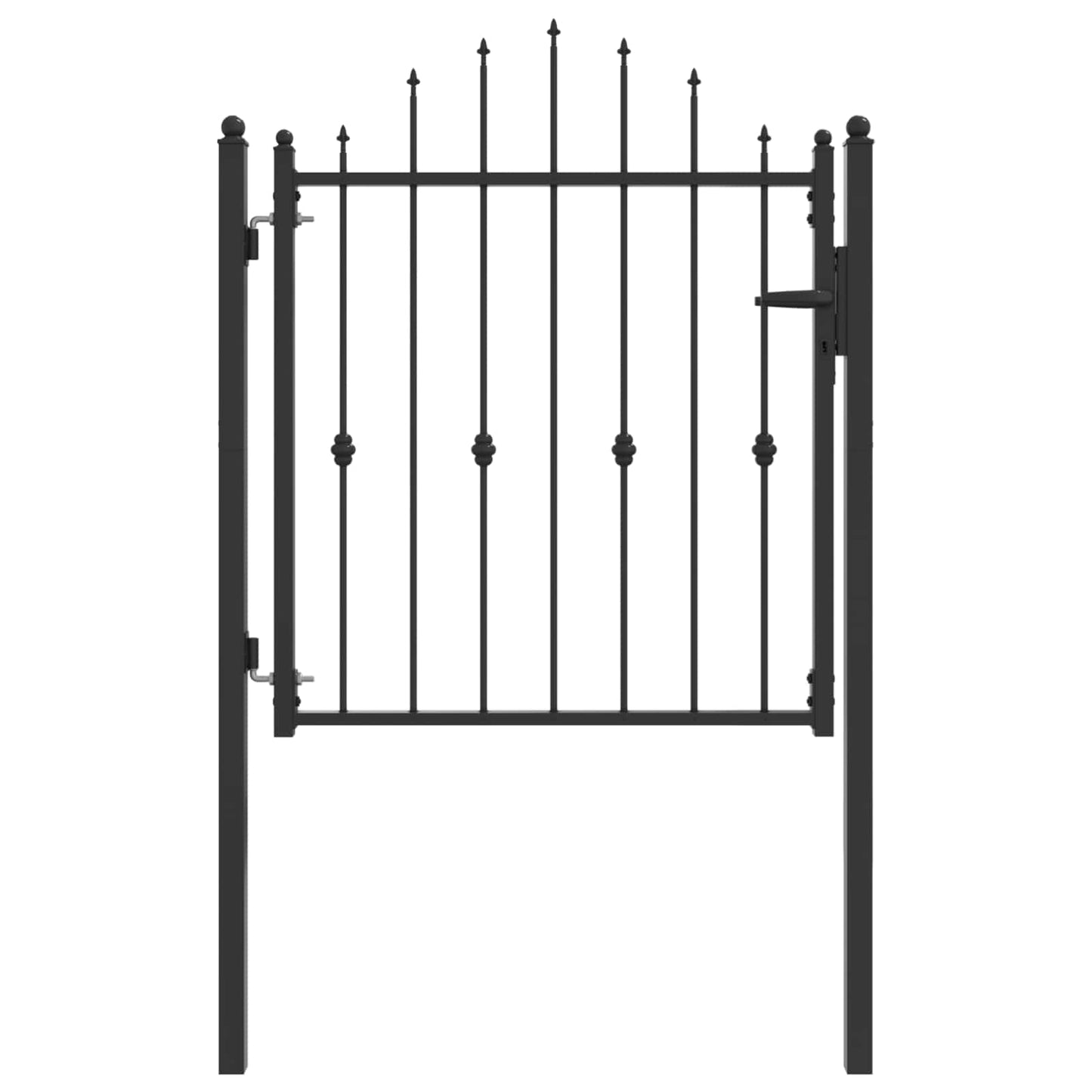Hegnport HORST 100 x 100 cm Metal Sort Låses