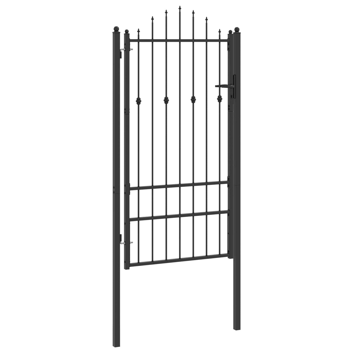 Hegnport HORST 100 x 175 cm Metal Sort Låses