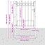 Hegnport HORST 100 x 125 cm Metal Sort Låses