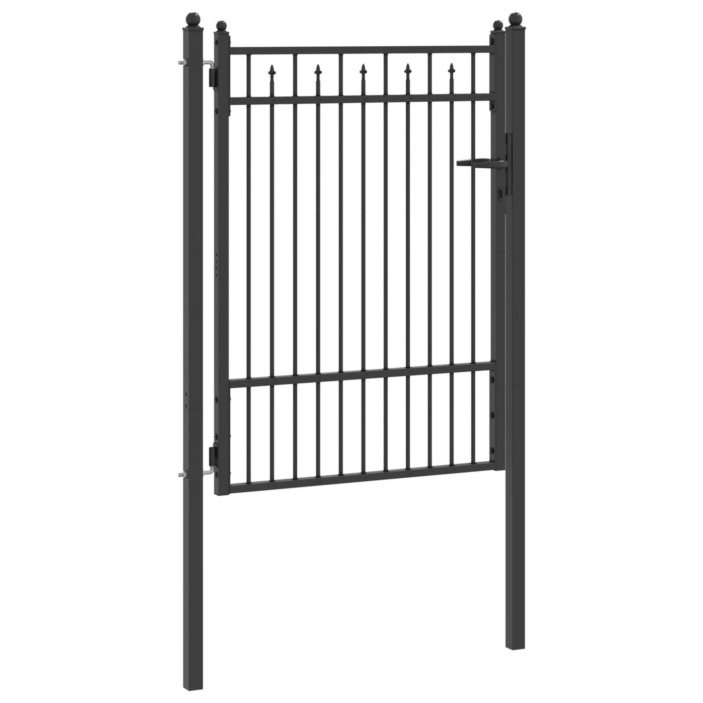 Hegnport HORST 100 x 125 cm Metal Sort Låses