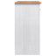 Mikroovn Skænk PANAMA Hvid og Honning Voks 99,5 x 44 x 86,5 cm