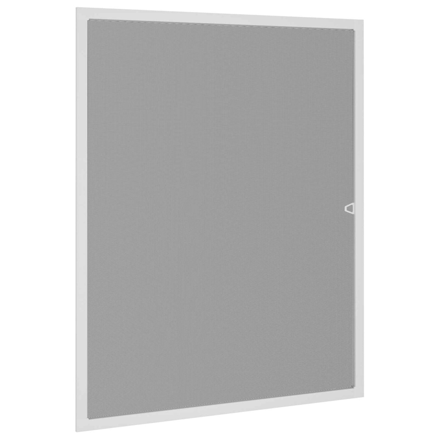 Insektnet til vinduer Hvid 110 x 130 cm Aluminium og glasfiber