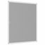 Insektnet til vinduer Hvid 120 x 140 cm Aluminium og glasfiber
