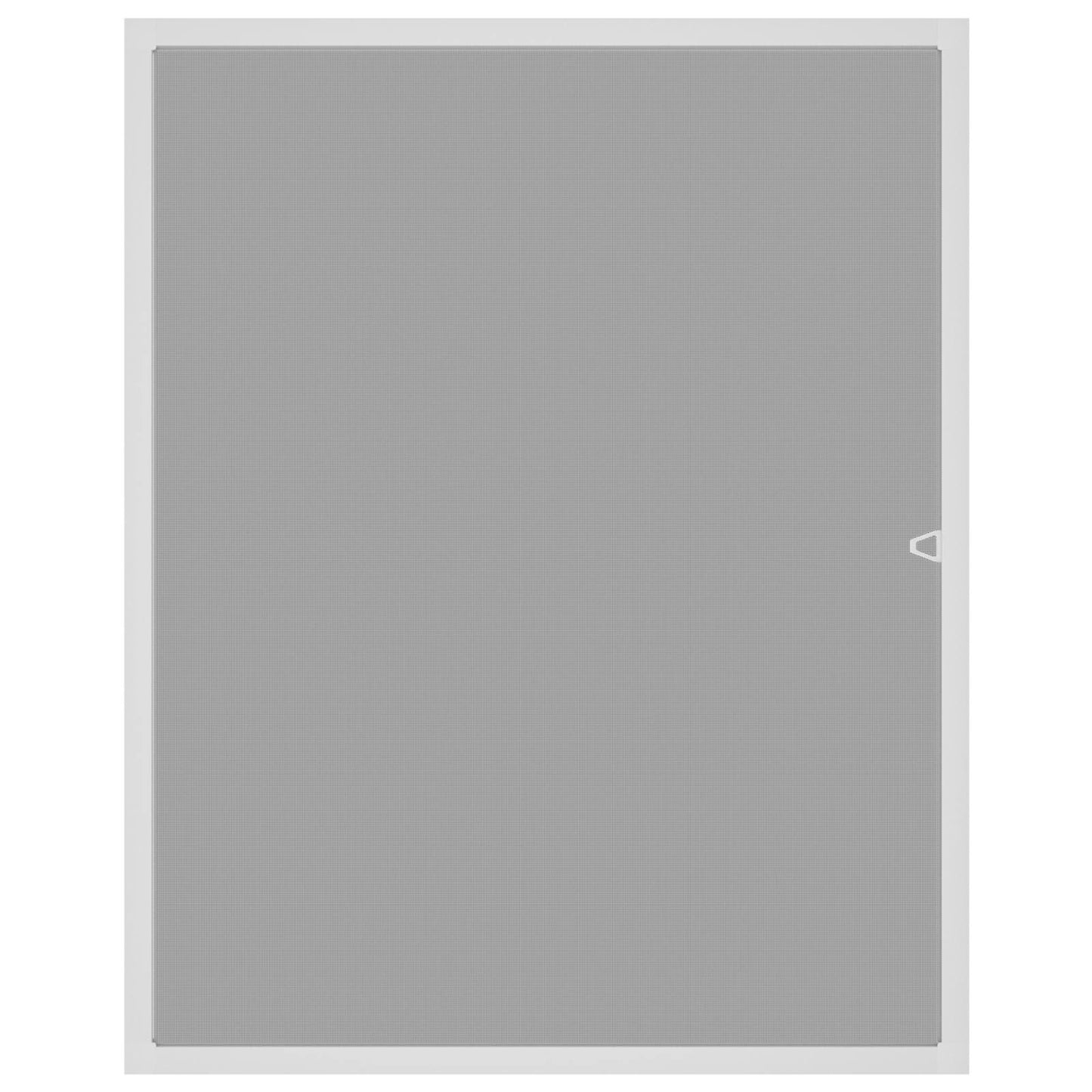 Insektnet til vinduer Hvid 120 x 140 cm Aluminium og glasfiber