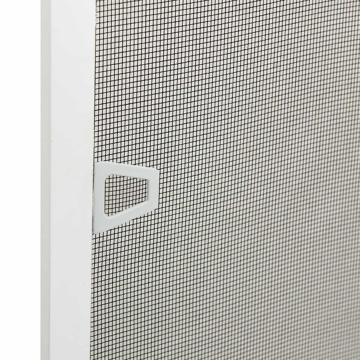 Insektnet til vinduer Hvid 130 x 150 cm Aluminium og glasfiber