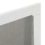 Insektnet til vinduer Hvid 130 x 150 cm Aluminium og glasfiber