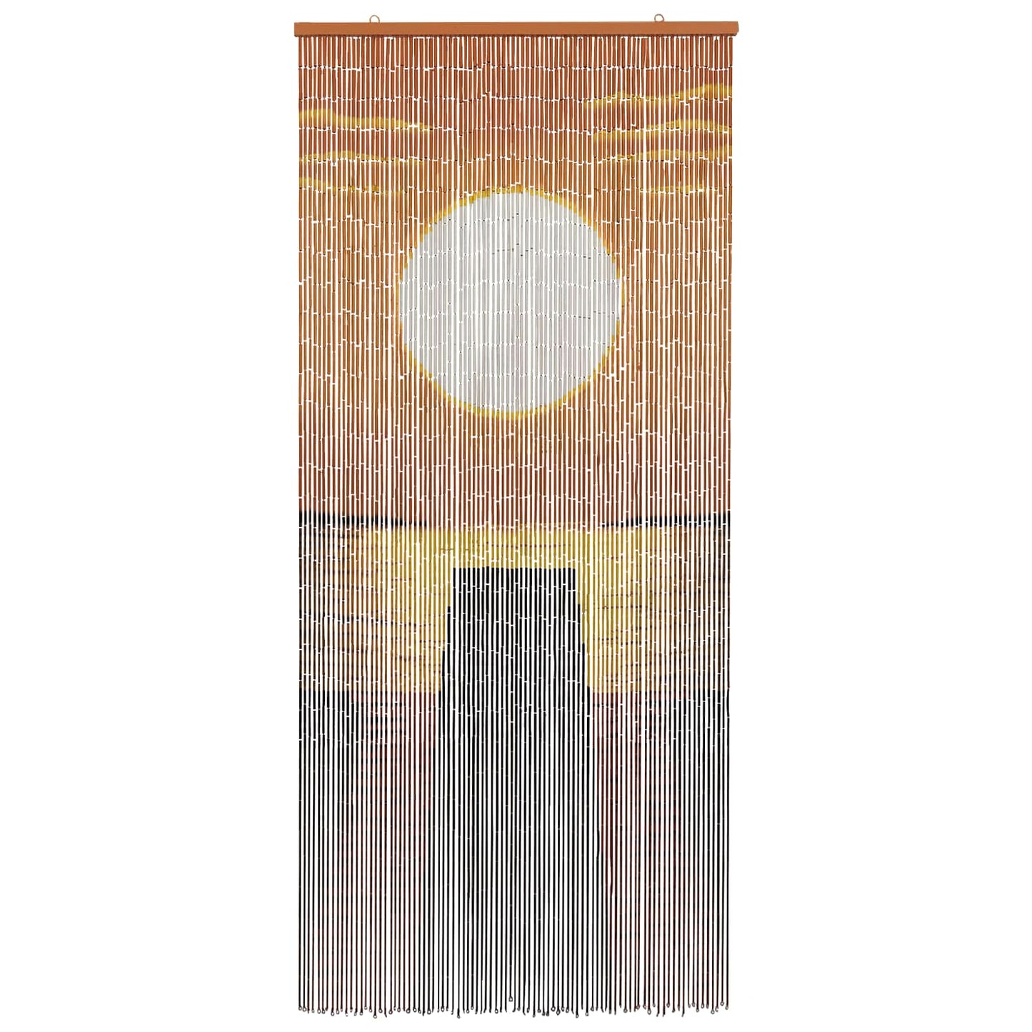 Insekt Dør Gardin flerfarvet 200 x 90 cm Bambus
