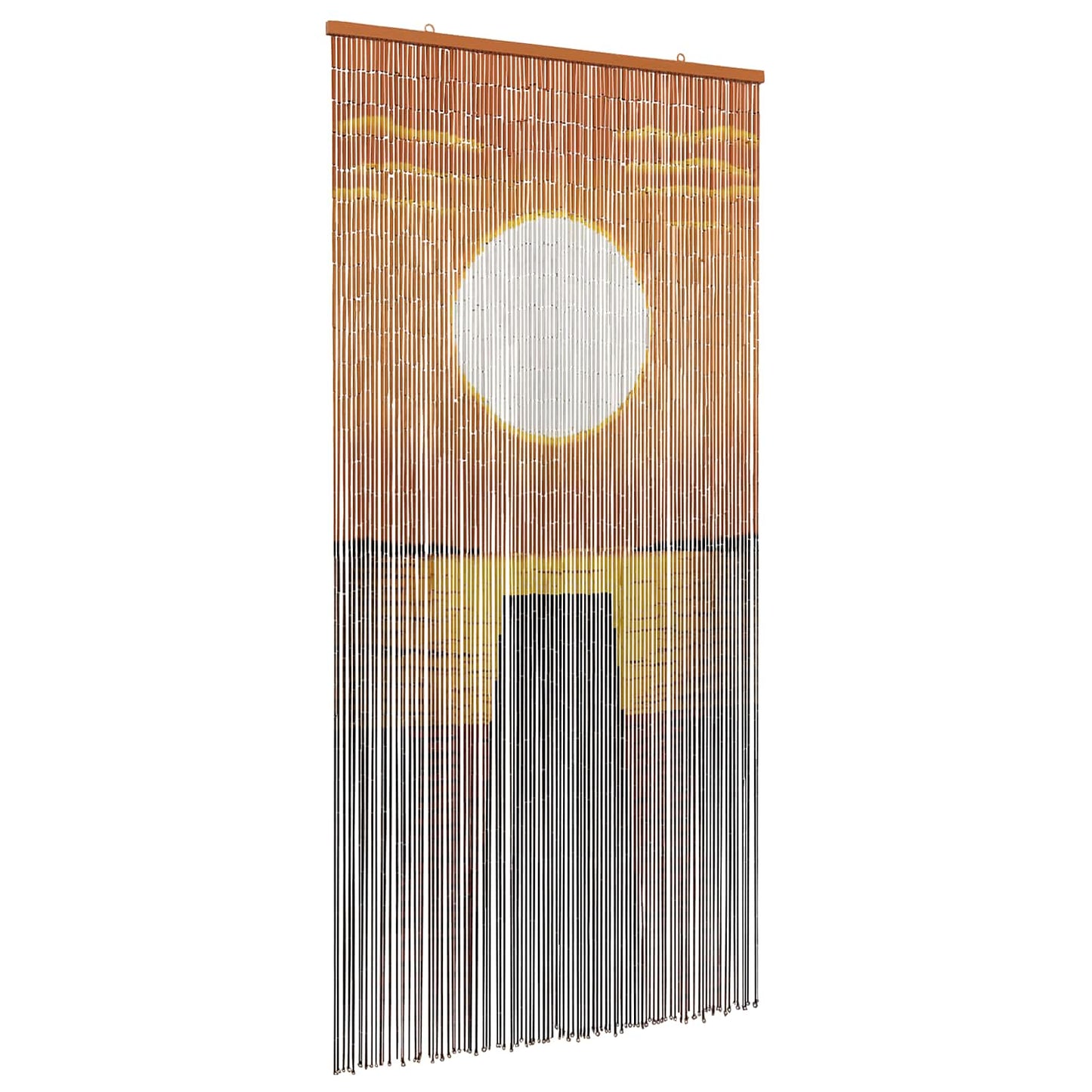 Insekt Dør Gardin flerfarvet 200 x 100 cm Bambus