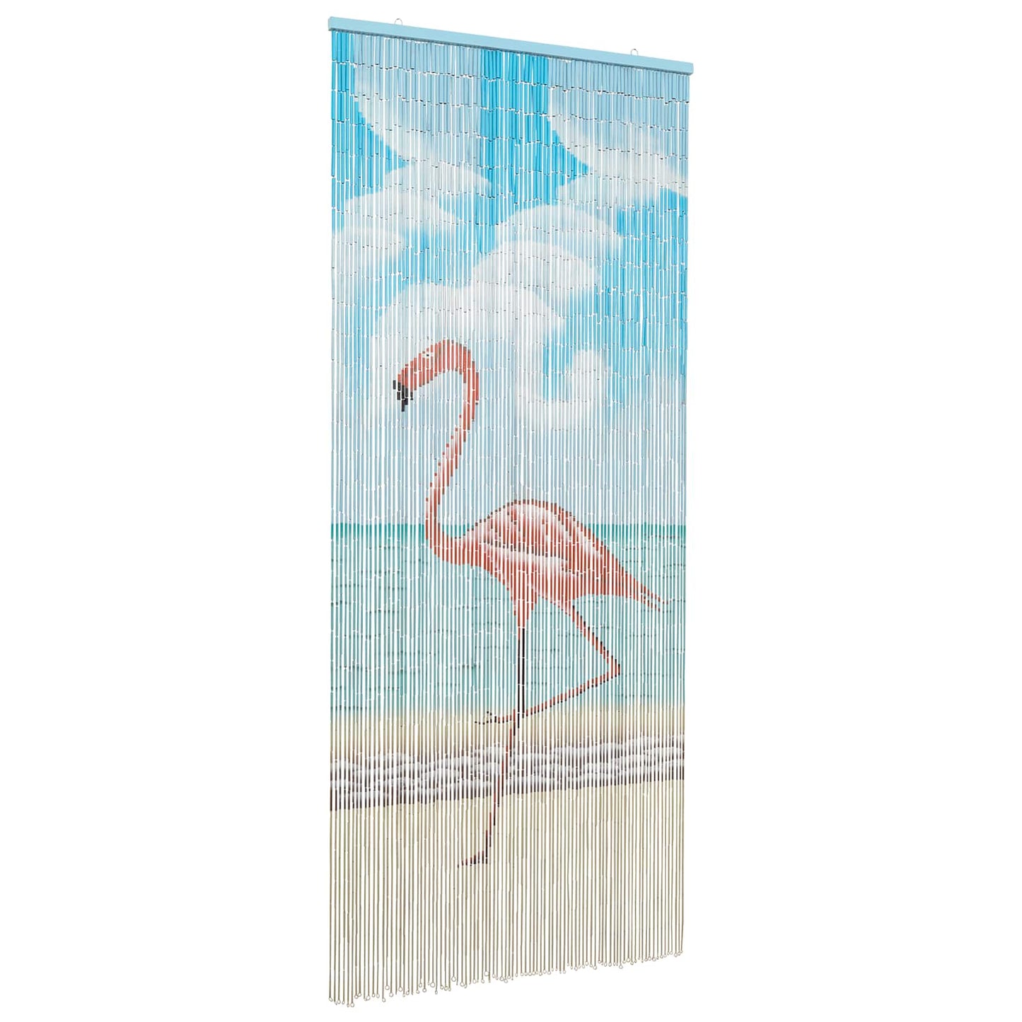 Insekt Dør Gardin flerfarvet 200 x 90 cm Bambus