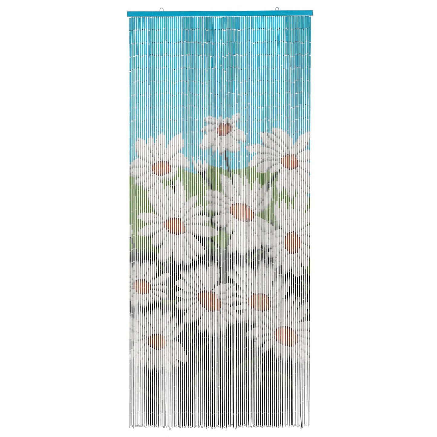 Insekt Dør Gardin flerfarvet 200 x 90 cm Bambus