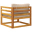 Sektionelt hjørnesofa med puder 100 % polyester Solid-Acacia