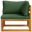 Sektionelt hjørnesofa med puder 100 % polyester Solid-Acacia