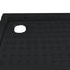Brusebund Tray med Dots 90 x 90 x 4 cm ABS Sort