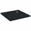 Brusebund Tray med Dots 90 x 90 x 4 cm ABS Sort
