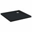 Brusebund Tray med Dots 80 x 80 x 4 cm ABS Sort
