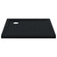 Brusebund Tray med Dots 80 x 80 x 4 cm ABS Sort