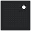 Brusebund Tray med Dots 80 x 80 x 4 cm ABS Sort