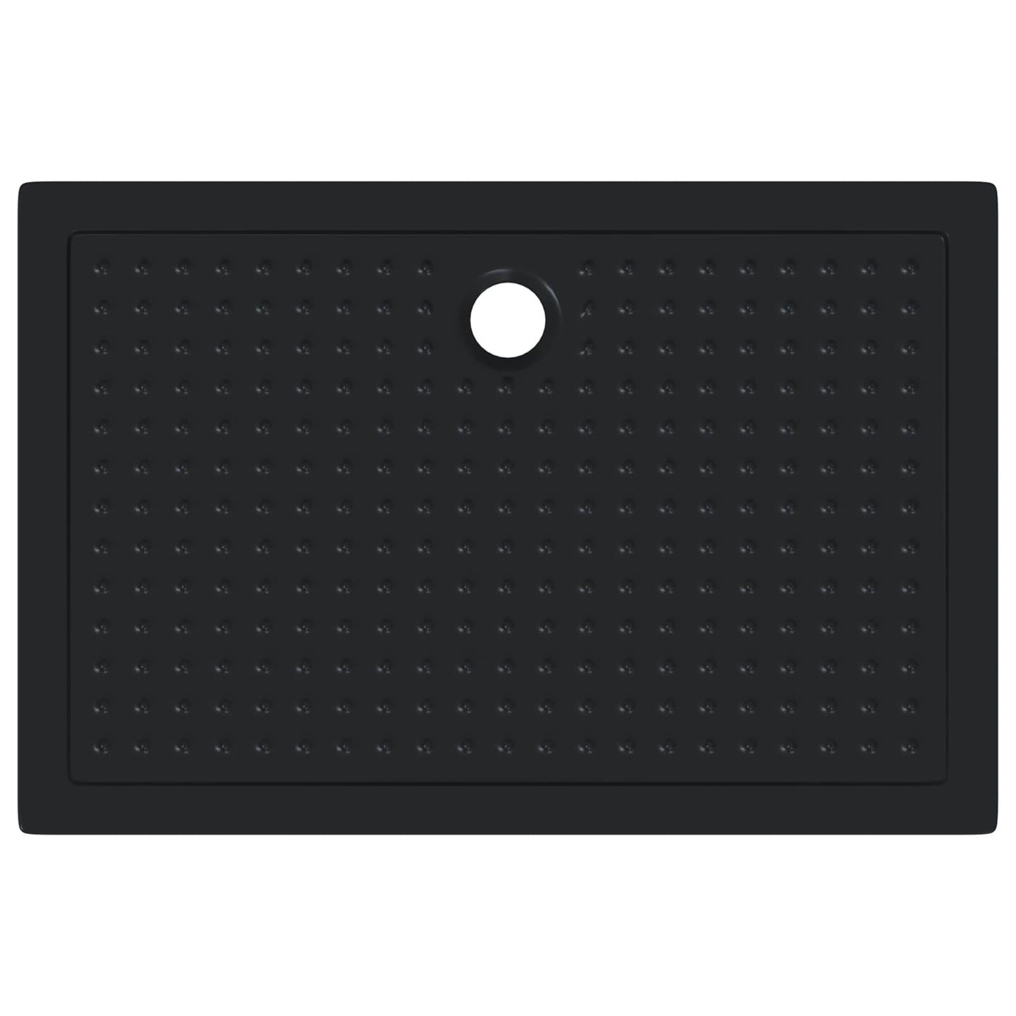 Brusebund Tray med Dots 120 x 80 x 4 cm ABS Sort