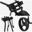 Golf Trolley Sort 95 x 60 x 130 cm Jern
