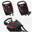 Golf Trolley Sort 110 x 60 x 132 cm Jern