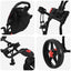 Golf Trolley Sort 110 x 60 x 132 cm Jern