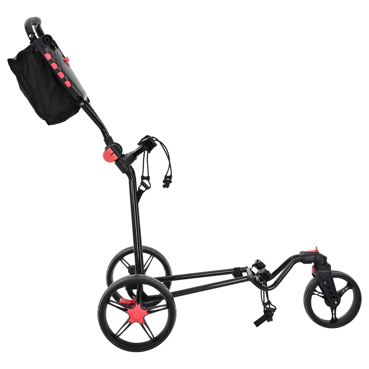 Golf Trolley Sort 110 x 60 x 132 cm Jern