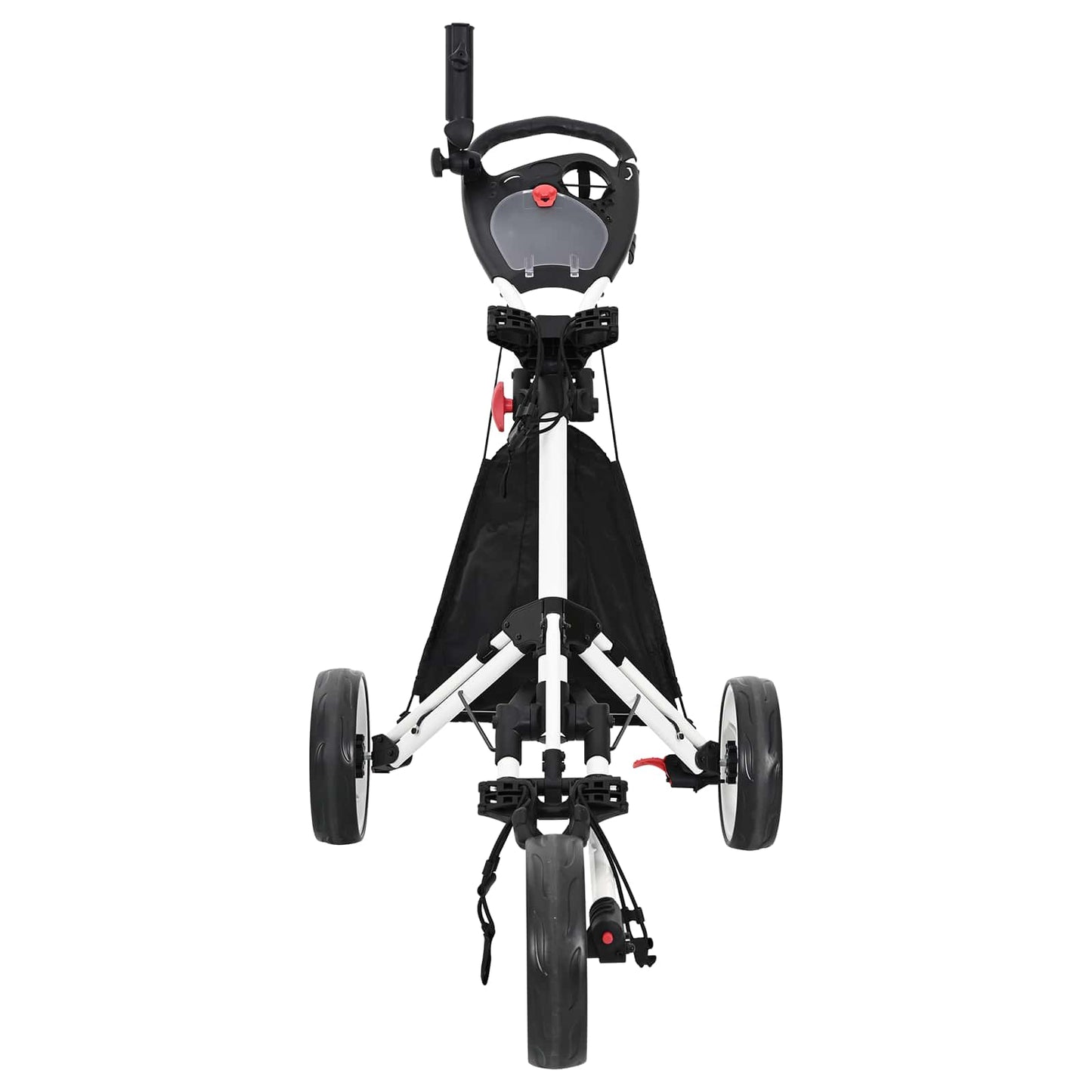 Golf Trolley Sort og Hvid 100 x 69 x 114 cm Aluminium