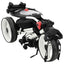 Golf Trolley Sort og Hvid 100 x 69 x 114 cm Aluminium
