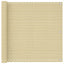 Altan Skærm Beige 75 x 700 cm HDPE og Aluminium
