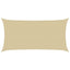 Solsejl Beige 2 x 6 m HDPE