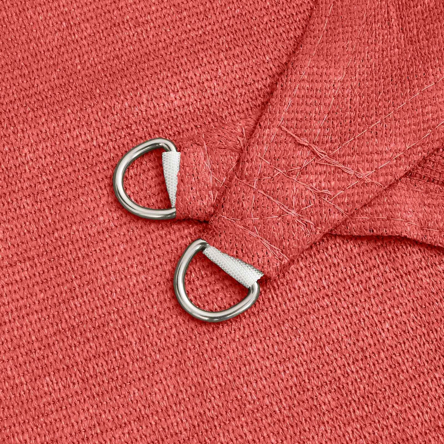 Solsejl 2 x 2 x 2 m HDPE Trekantet Terrakotta