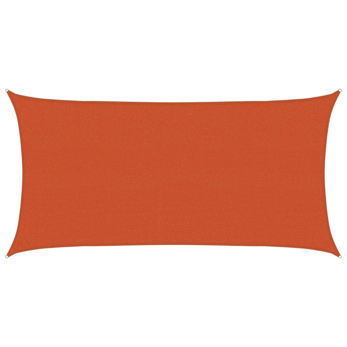 Solsejl Orange 2,5 x 6 m HDPE
