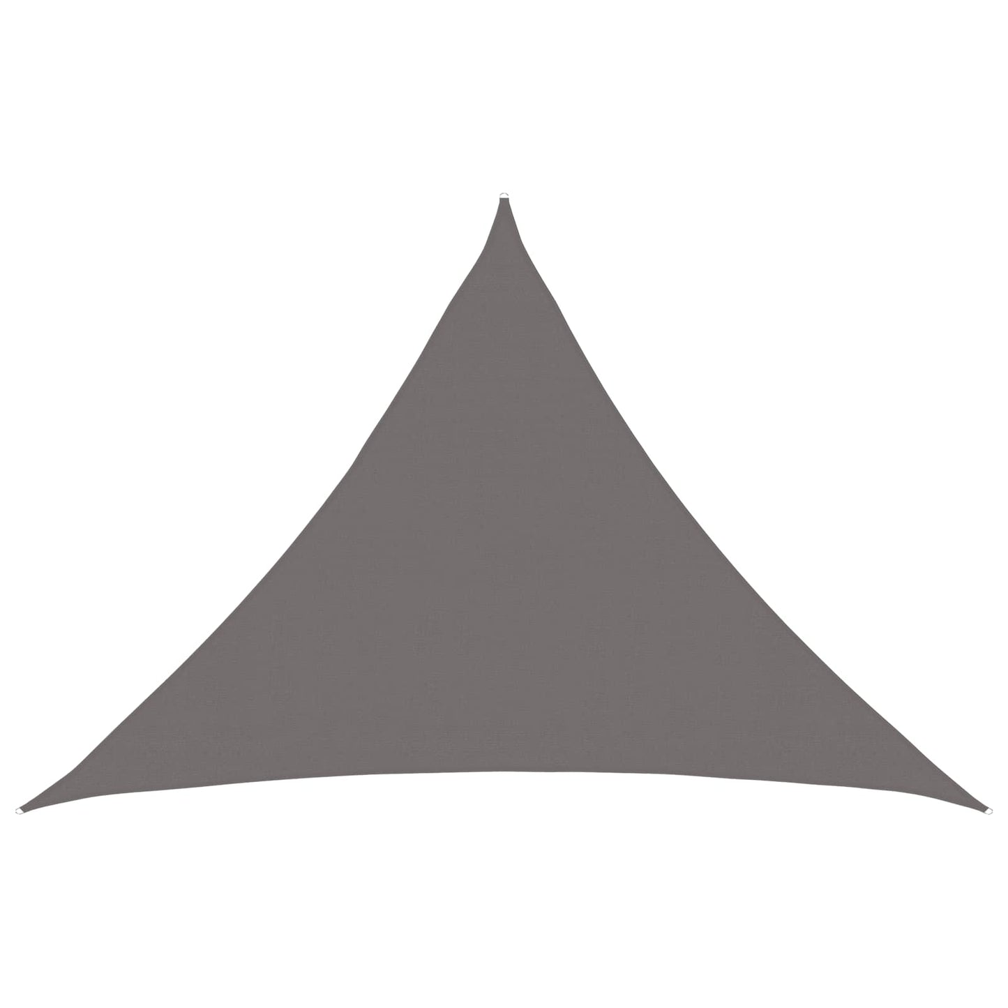 Solsejl Lysegrå 7 x 5 x 5 m HDPE