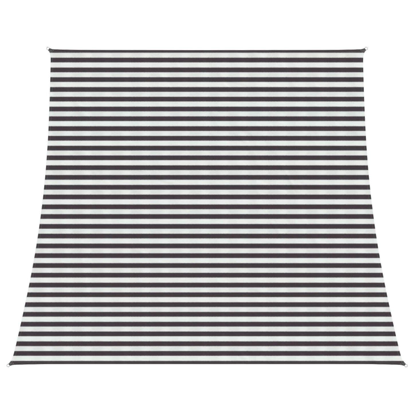 Solsejl Anthracit og hvid 4 / 5 x 4 m HDPE