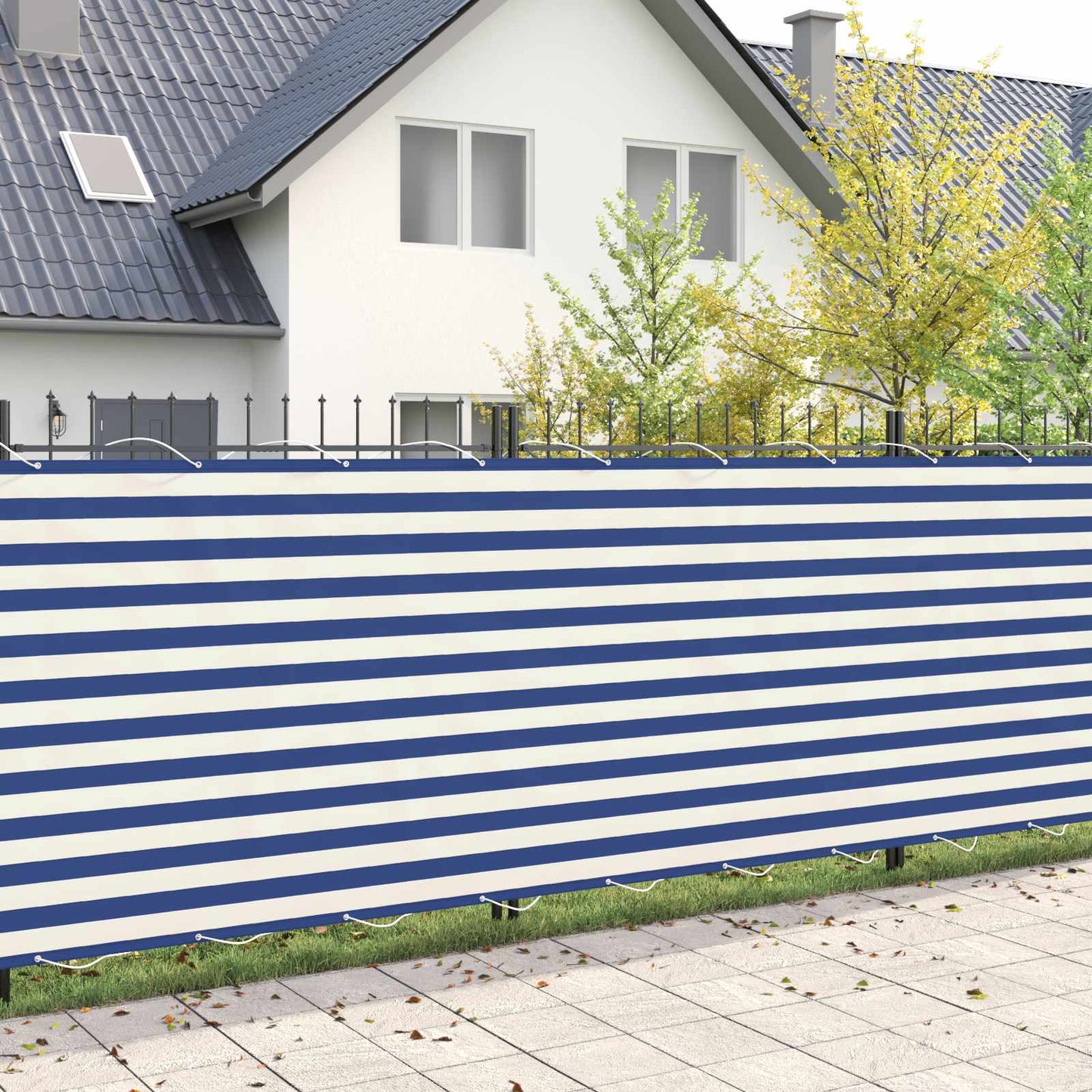 Balkon Afskærmning 150 x 1000 cm Stof med PU-belægning
