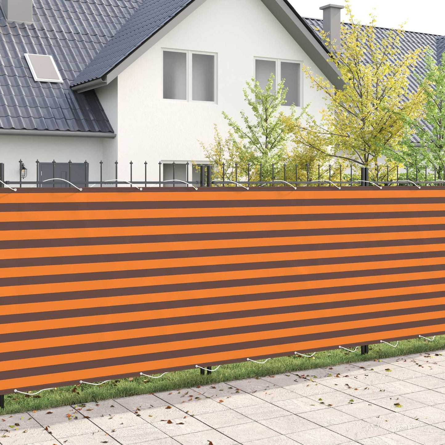 Balkon Afskærmning 150 x 300 cm Stof med PU-belægning