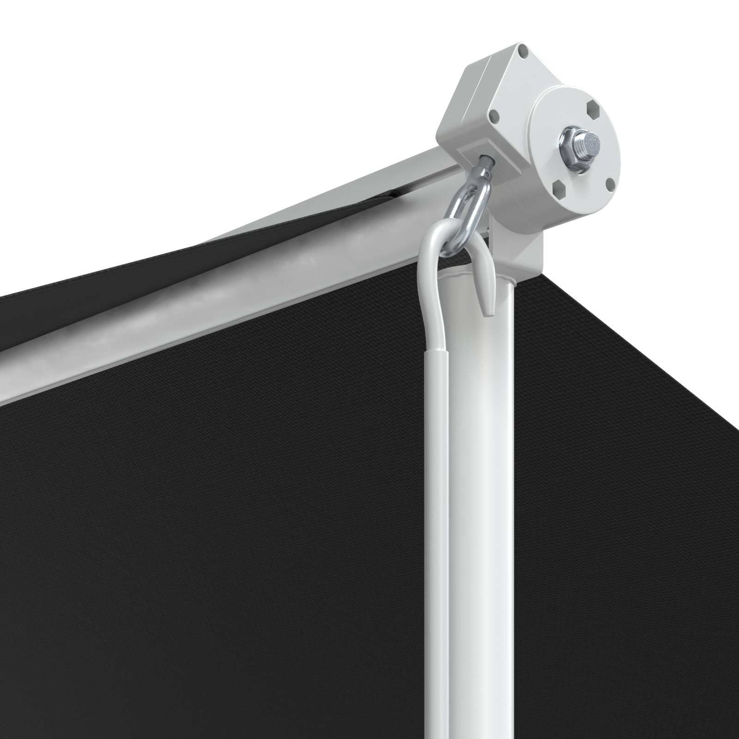 Fritstående markise 4 × 3 m Polyester Antracit