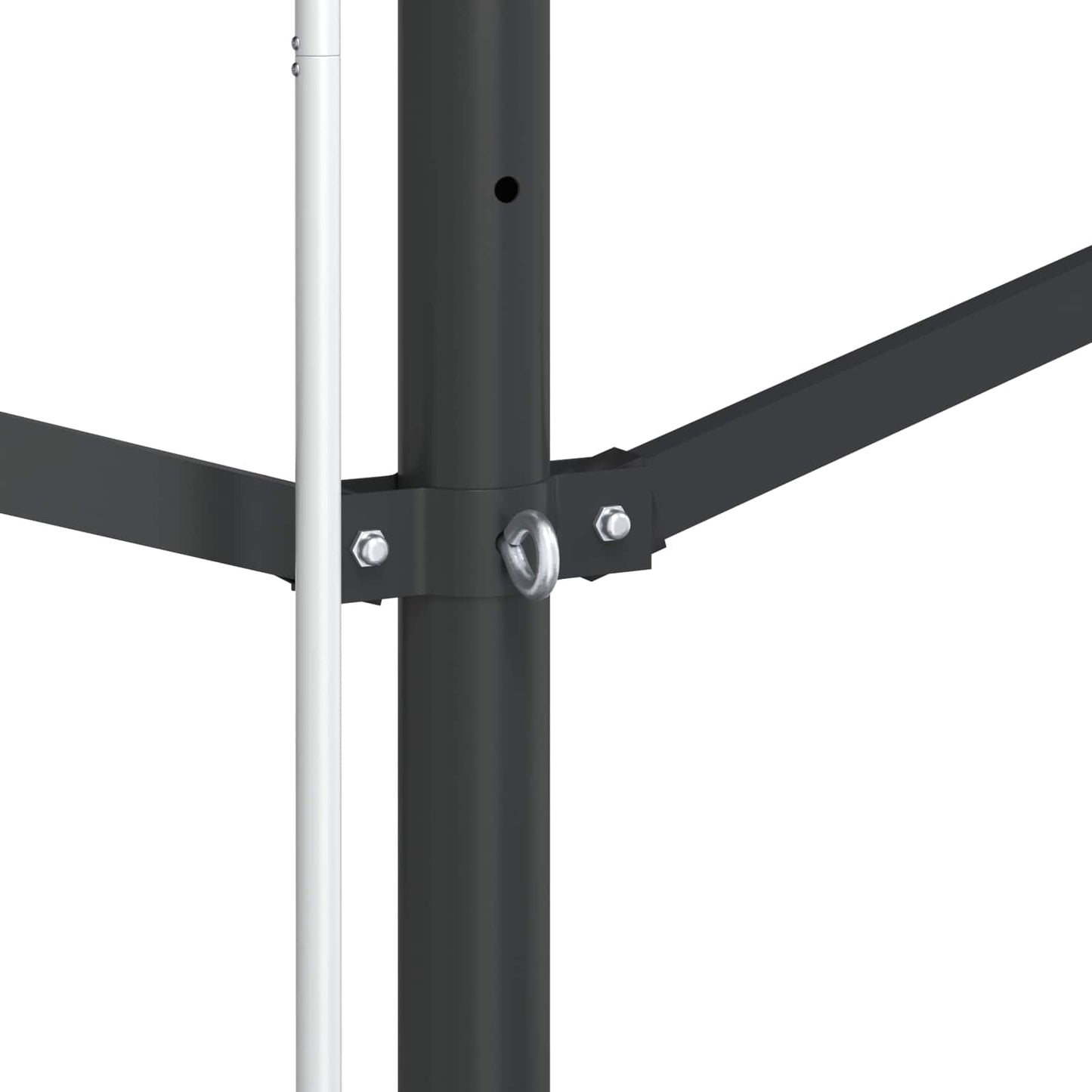 Fritstående markise Grå 5 x 3 m Polyester
