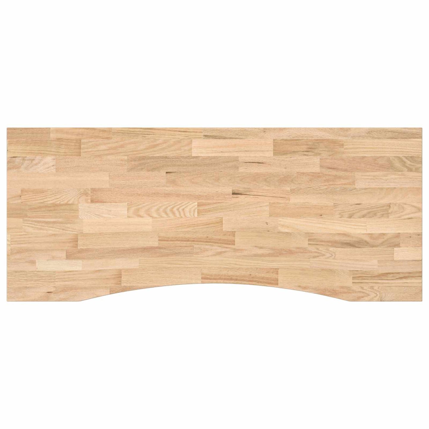 Bord med opbevaring Hvid og Naturlig 120 x 60 cm Massivt Eg Træ