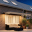 Udtrækkelig markise Gråbrun 350 x 250 cm Polyester
